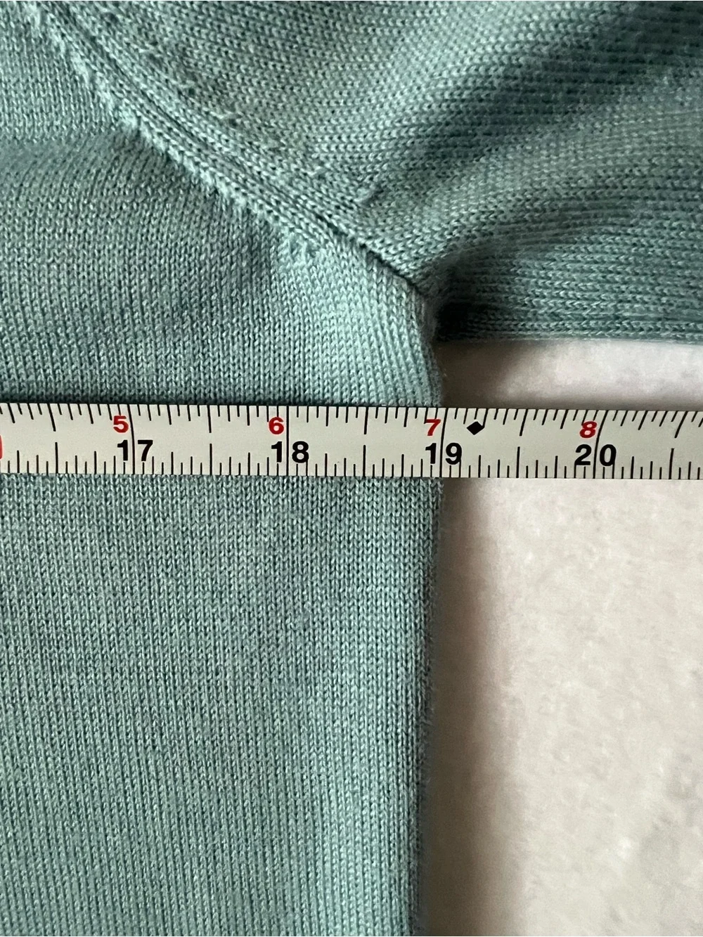 Pearl By Lela Rose 2-in-1 Layered Merino Wool Sweater Size M, Lt.. Turq., EUC - Picture 13 of 16